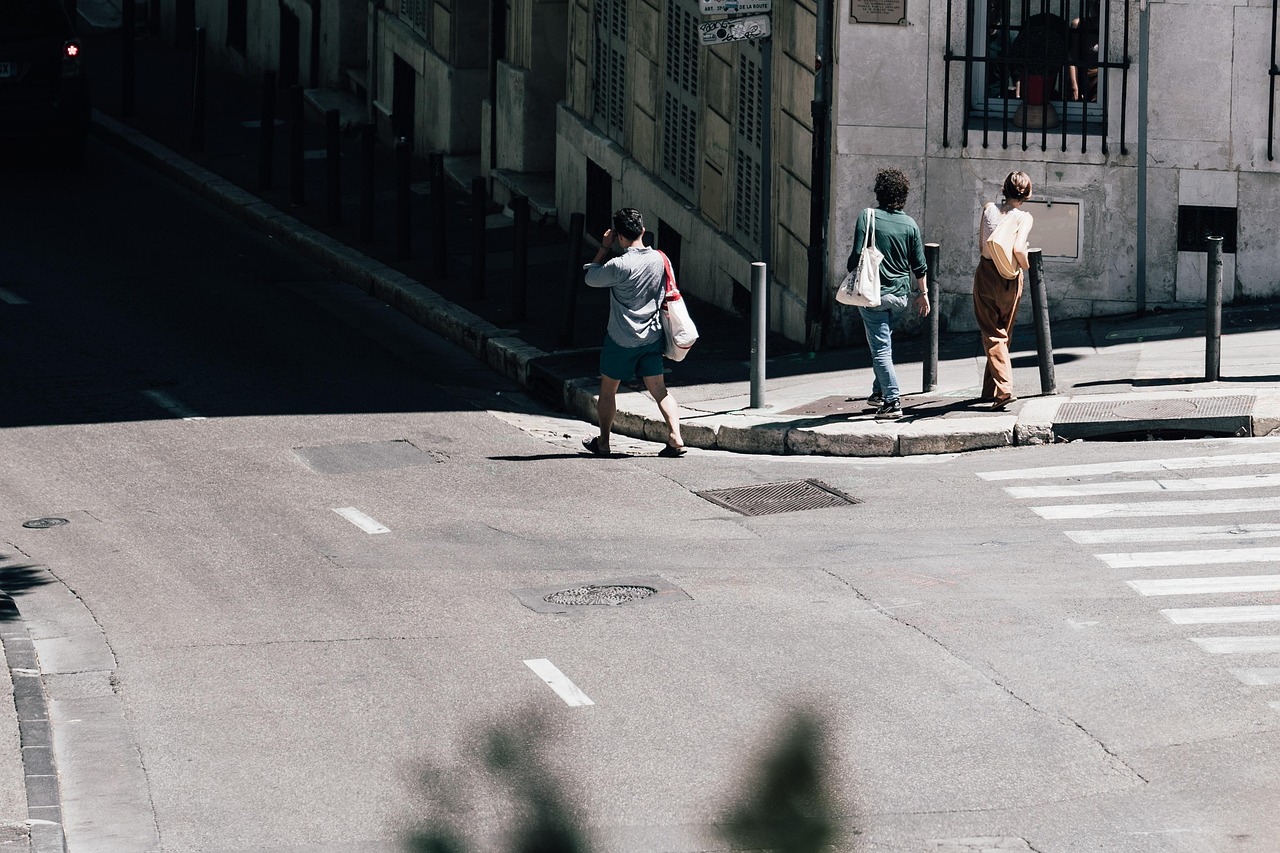 An ordinary person on a street