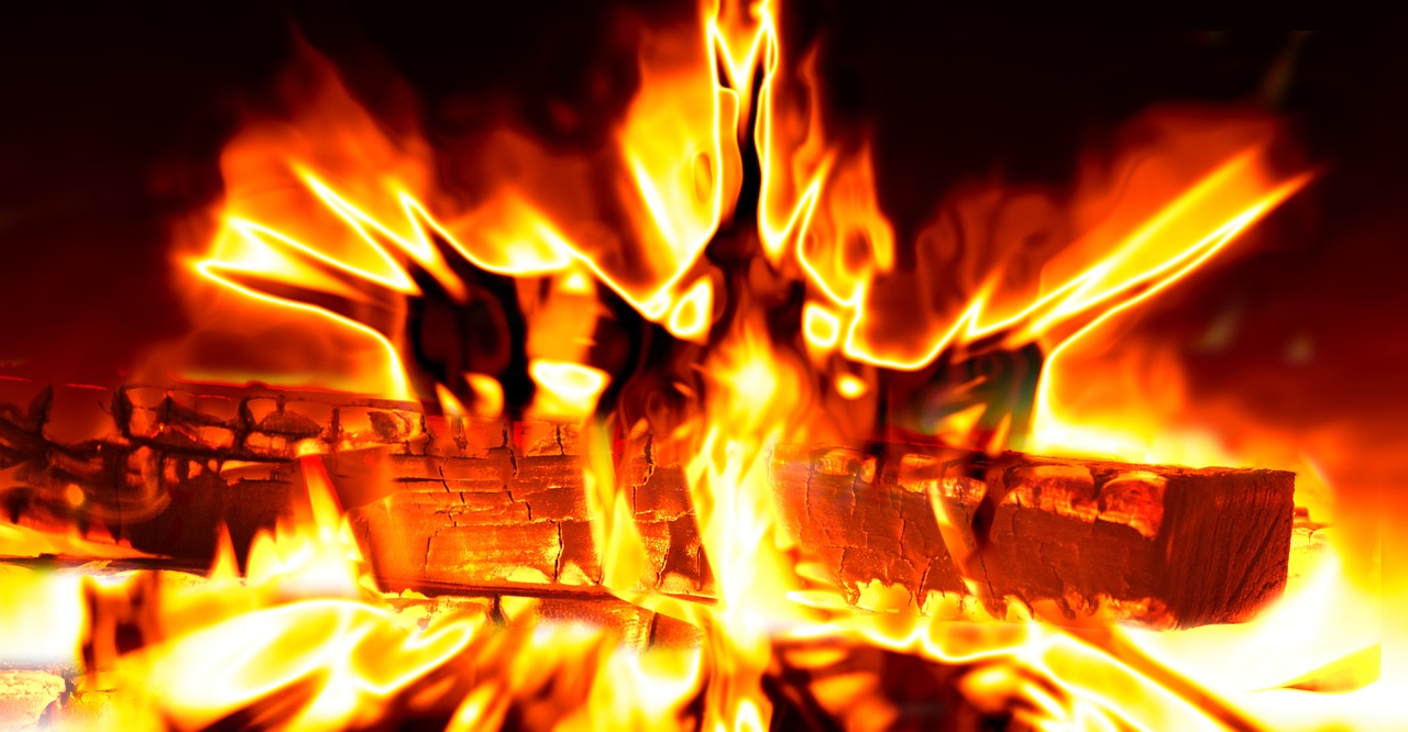 Wood and fire
