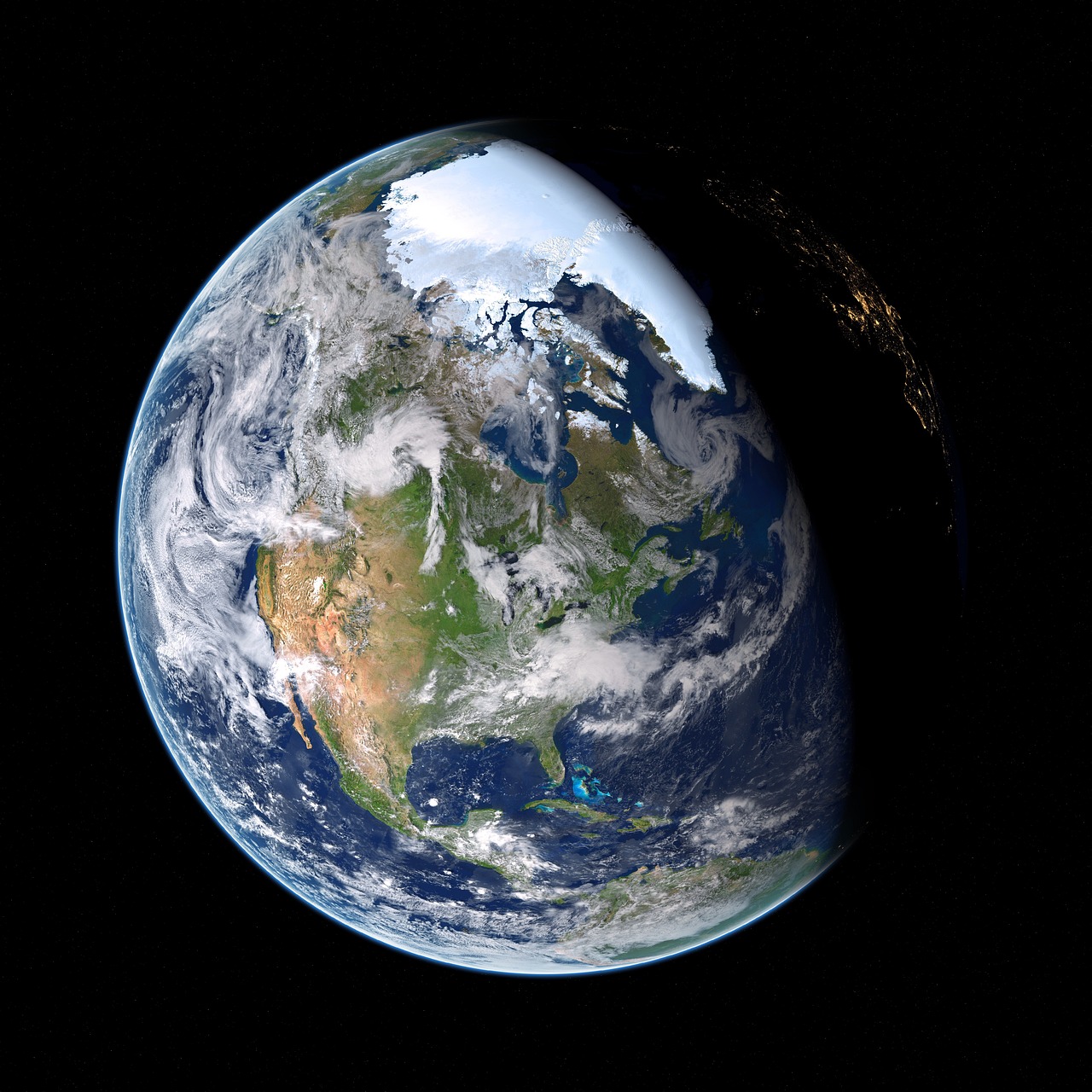 Earth seen from space